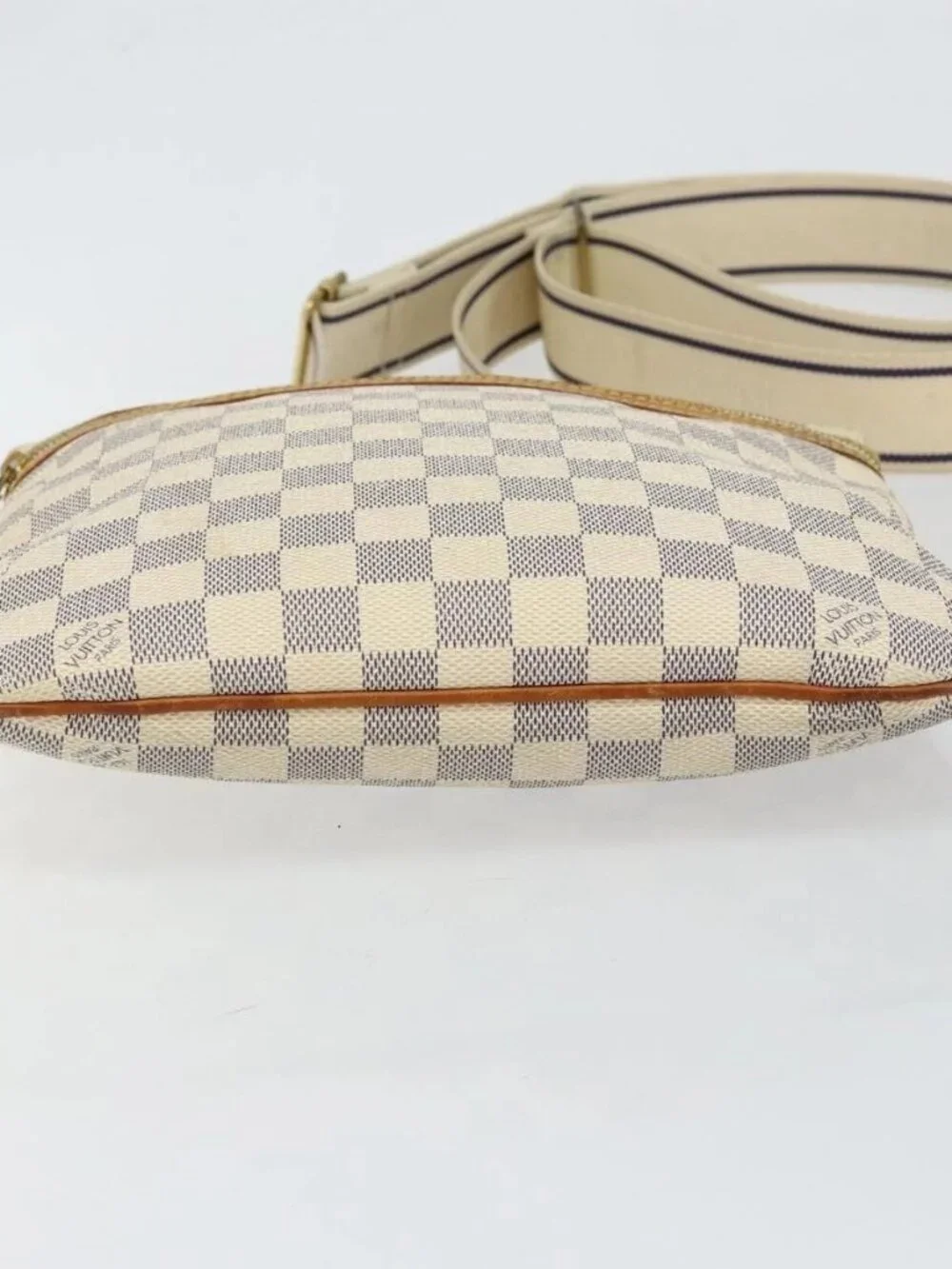 LOUIS VUITTON Damier Azur Pochette Bosphore Shoulder Bag N51112 LV Auth BA7009 - Picture 7 of 16